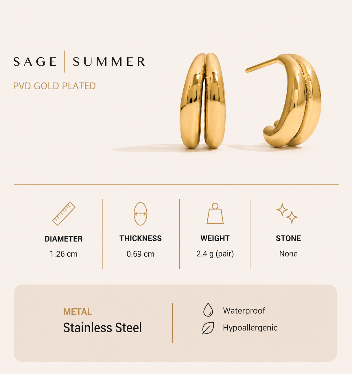 Chunky Hoops Small
