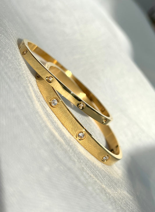 CZ Love Bangle