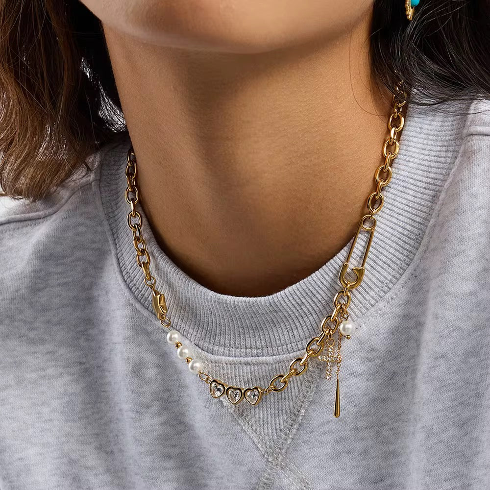 Golden Story Necklace