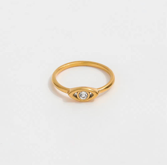 CZ Eye Ring