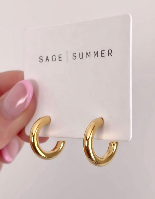Everyday Gold Hoops