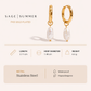 Pearl Drop Hoops