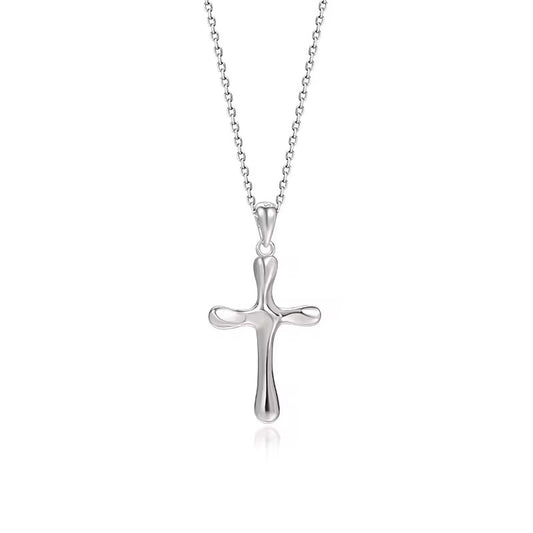 Silver Cross Necklace