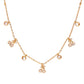 Dainty Cherry Charms Necklace
