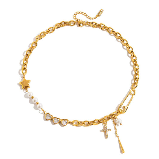 Golden Story Necklace