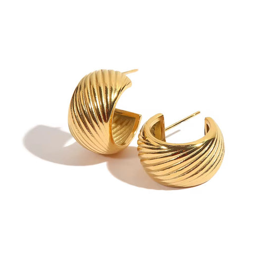 Ribbed Hoops