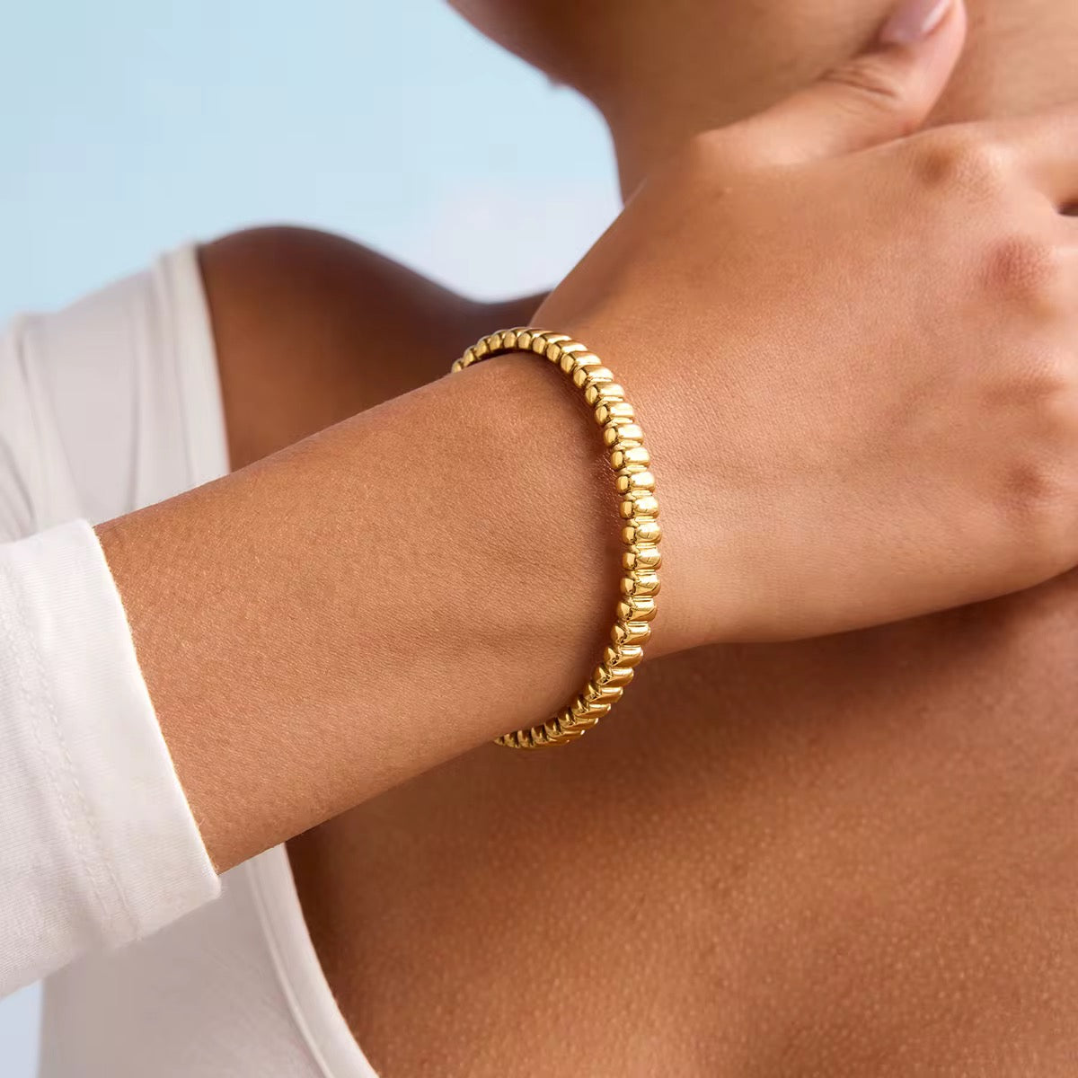 Ribbed Bangle