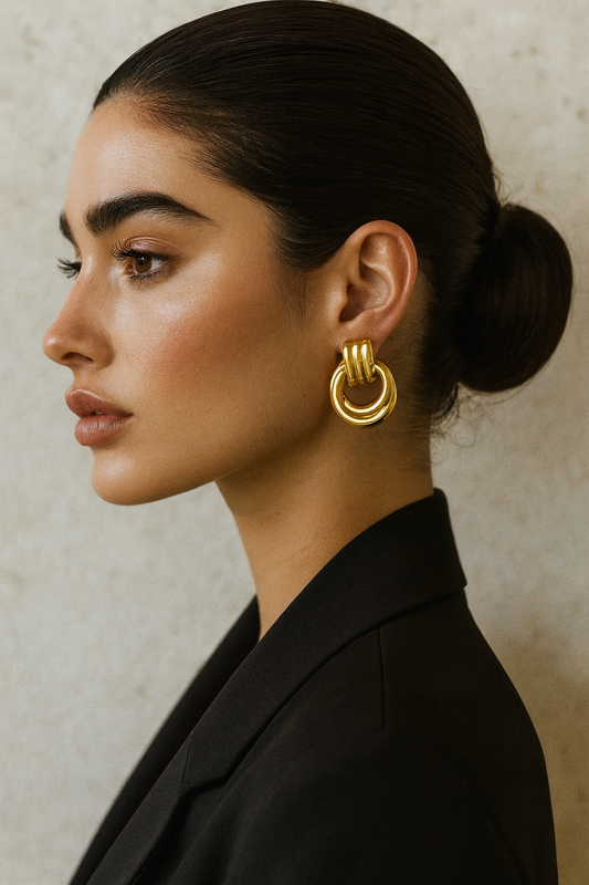 Golden Knot Earrings