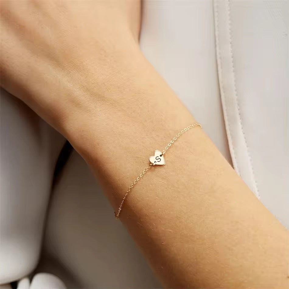 Engraved Initial Bracelet