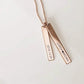 Engraved Pendant Necklace