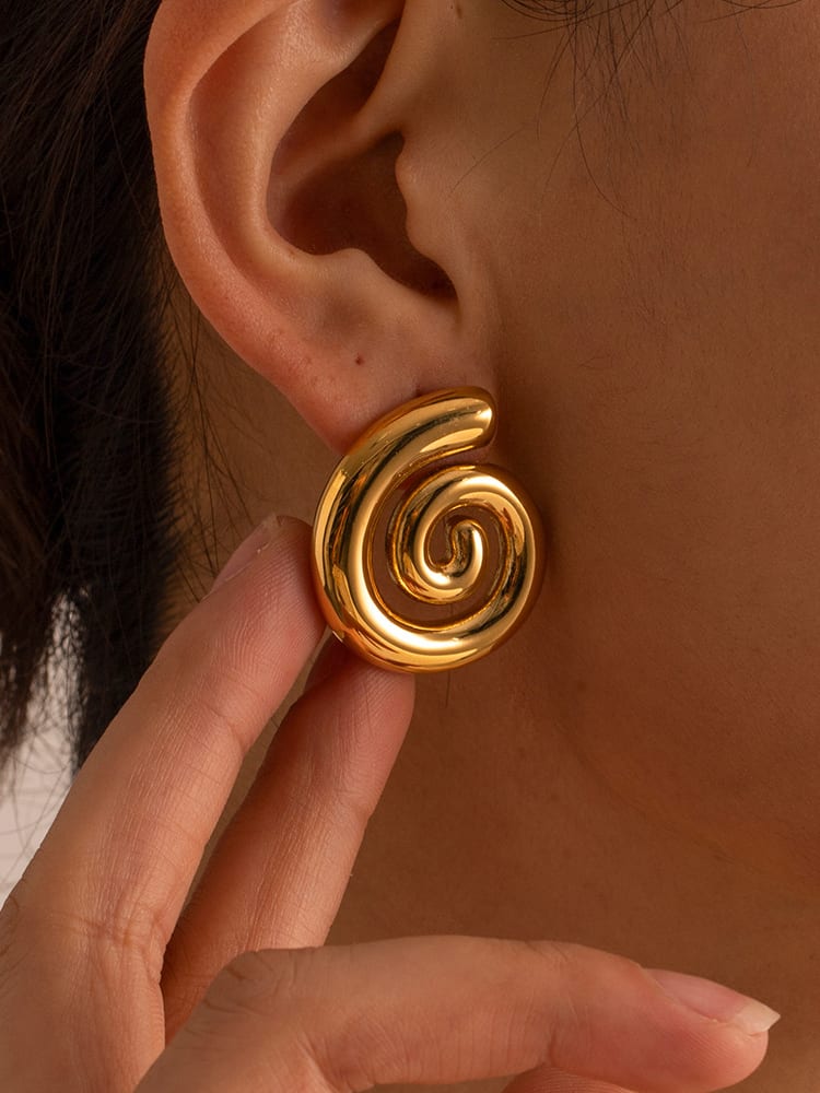 Chunky Spiral Stud