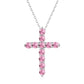 CZ Cross Necklace